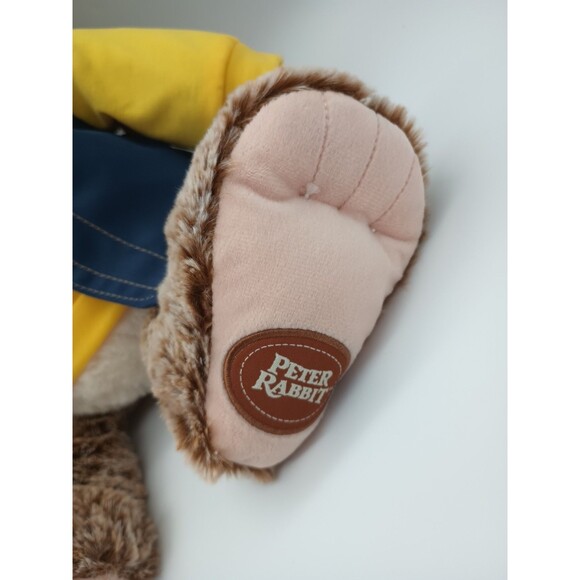 Dan Dee Plush Peter Rabbit 2023 Beatrice Potter Soft Jacket Yellow Hoodie - Picture 4 of 10